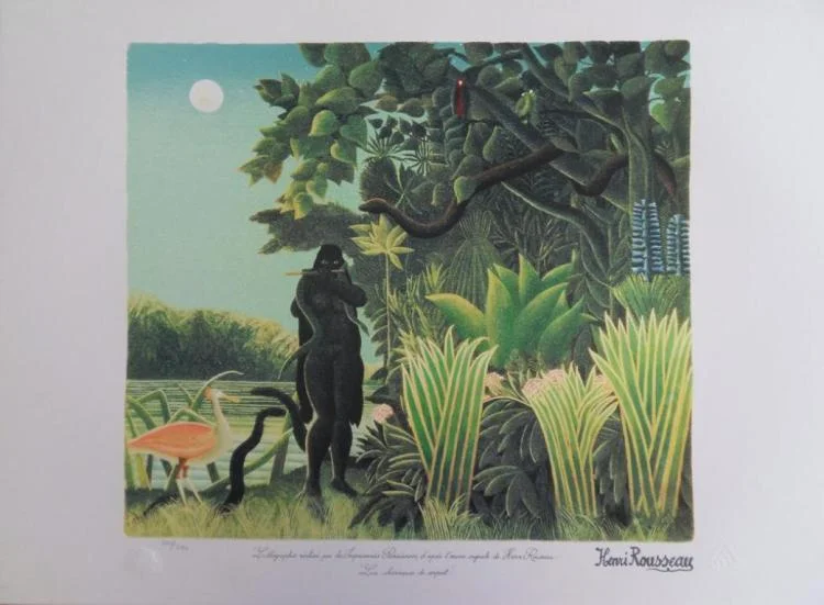 18. Le Douanier Rousseau -  Snake Charmer