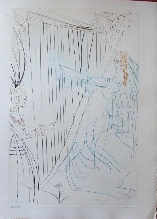 60. Salvador Dali - Queen Iseult and her daughter