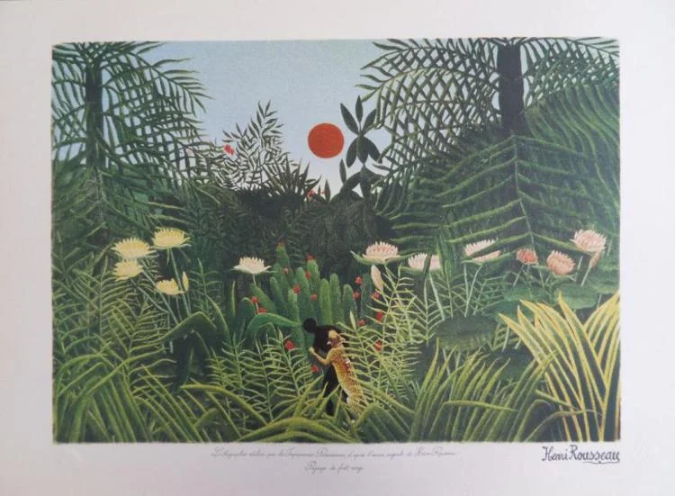 19. Le Douanier Rousseau - Rainforest landscape