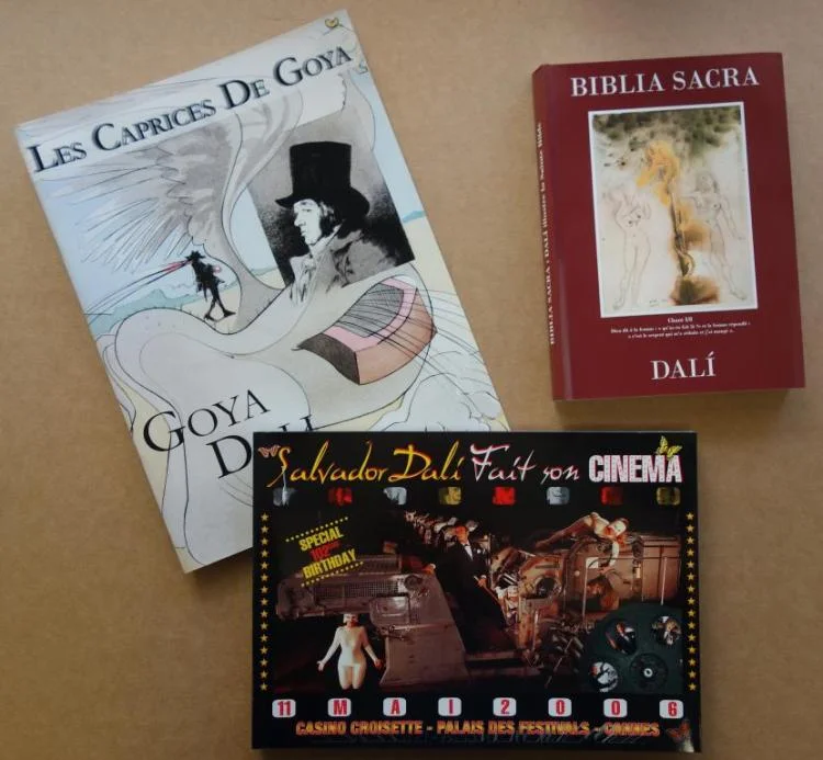 61. Salvador Dali - Biblia Sacra, Caprices of Goya and Dali does his cinema - 3 reference works
