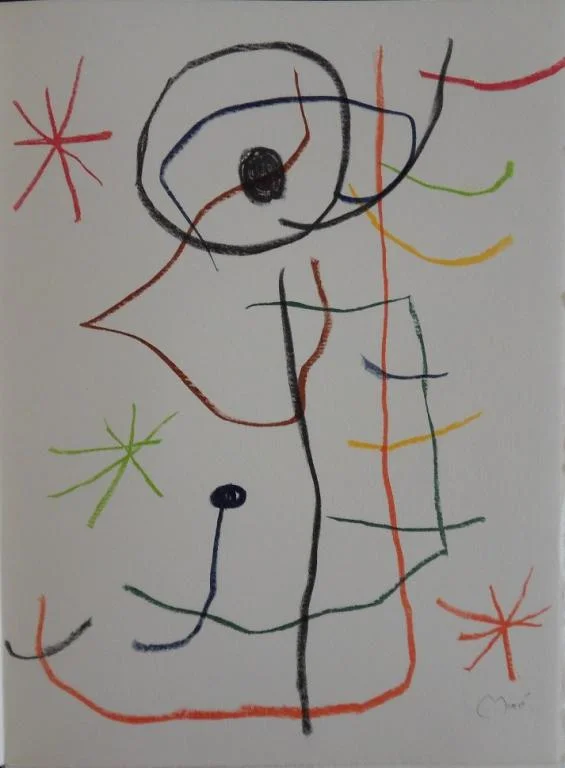 26. Joan Miró - Abstract composition