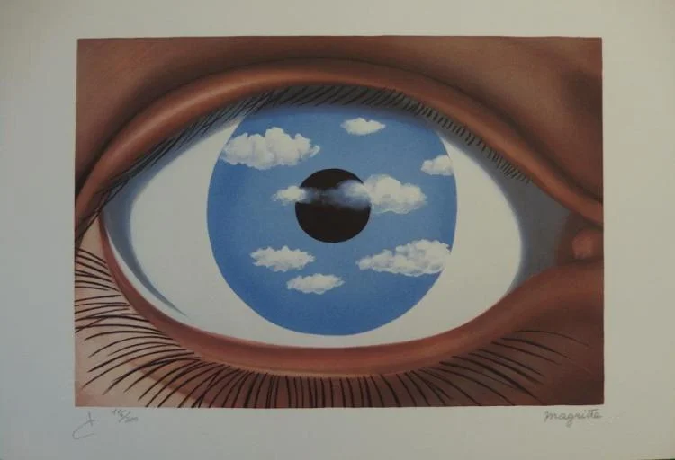 70. René Magritte - The Fake Mirror