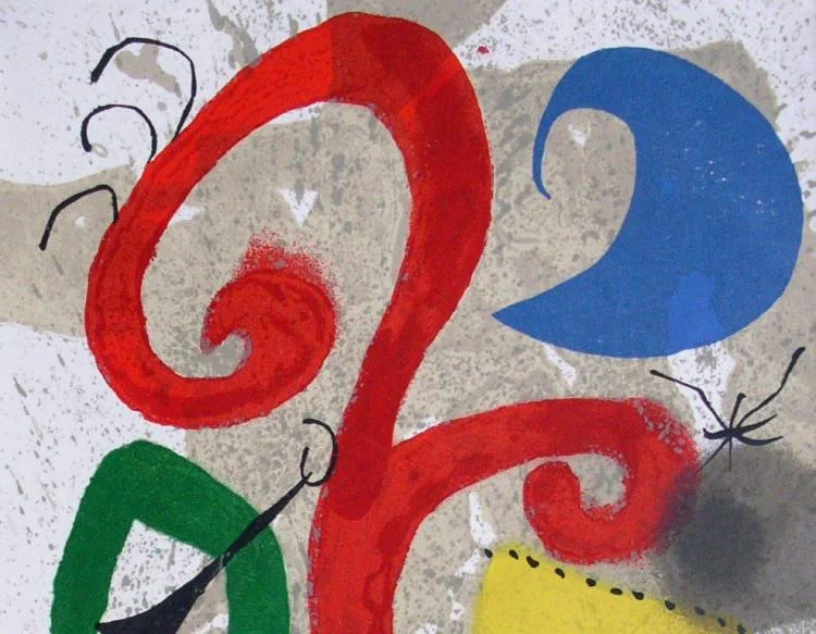 27.  Joan Miró - Garden in moonlight