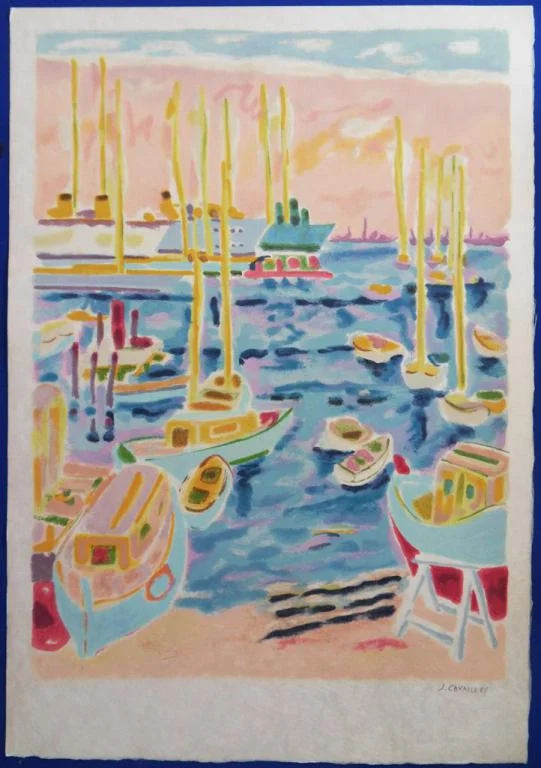 71. Jules Cavaillès - The Cannes Harbour