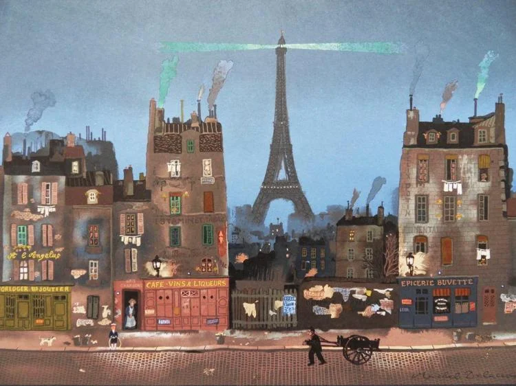 73. Maurice Utrillo - Saint Germain des Prés