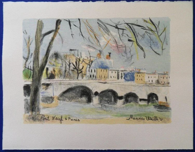 75. Maurice Utrillo - Le Pont Neuf