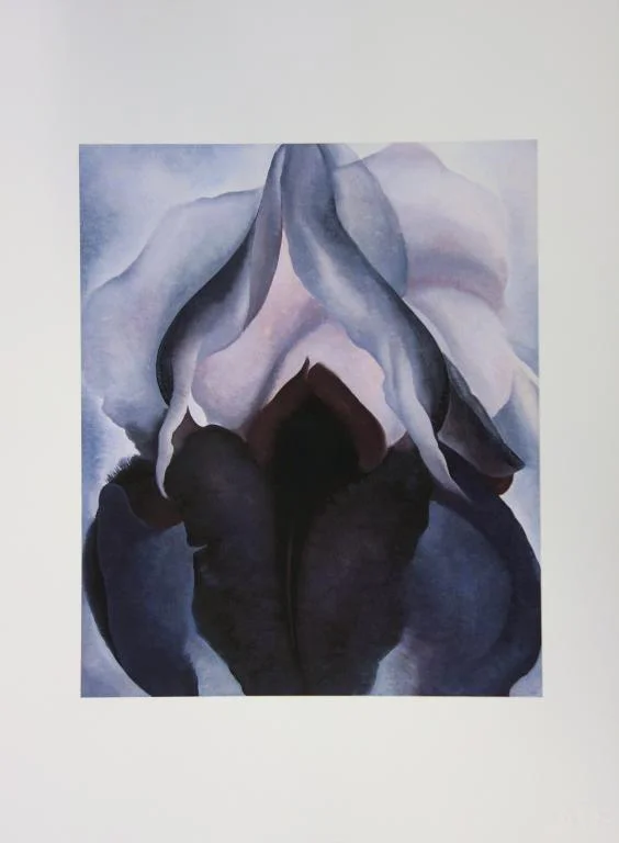 34. Georgia O' Keeffe -  Black Iris