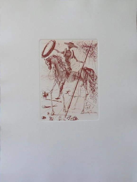 40. Salvador Dali - Don Quichotte (Don Quixote)