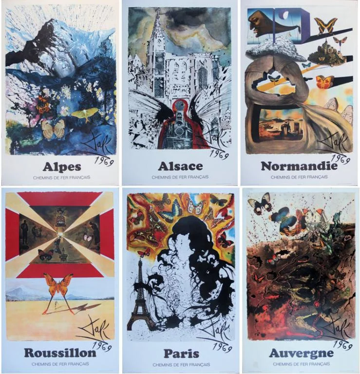 44. Salvador Dali - Butterfly Suite, SNCF