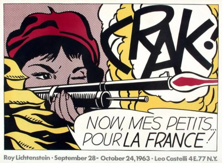 118. Roy Lichtenstein - Crack!