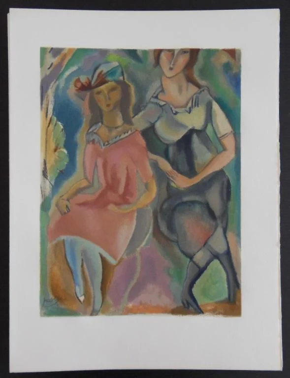 125. Jules Pascin - Two women