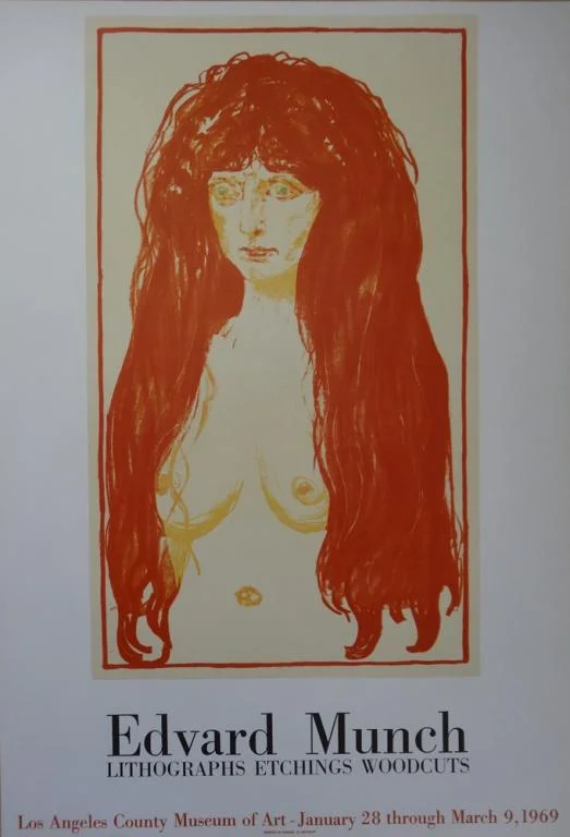 137. Edvard Munch - Red-headed woman