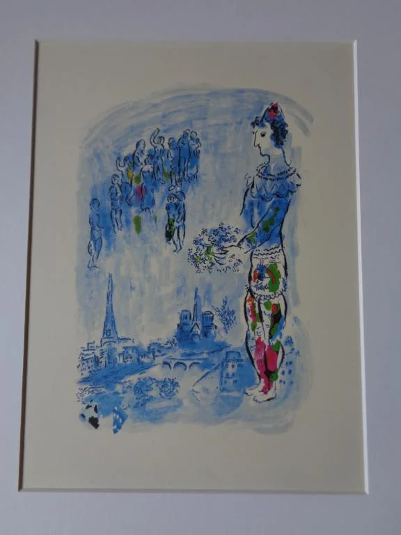 143. Marc Chagall (after) -  The magician of Paris