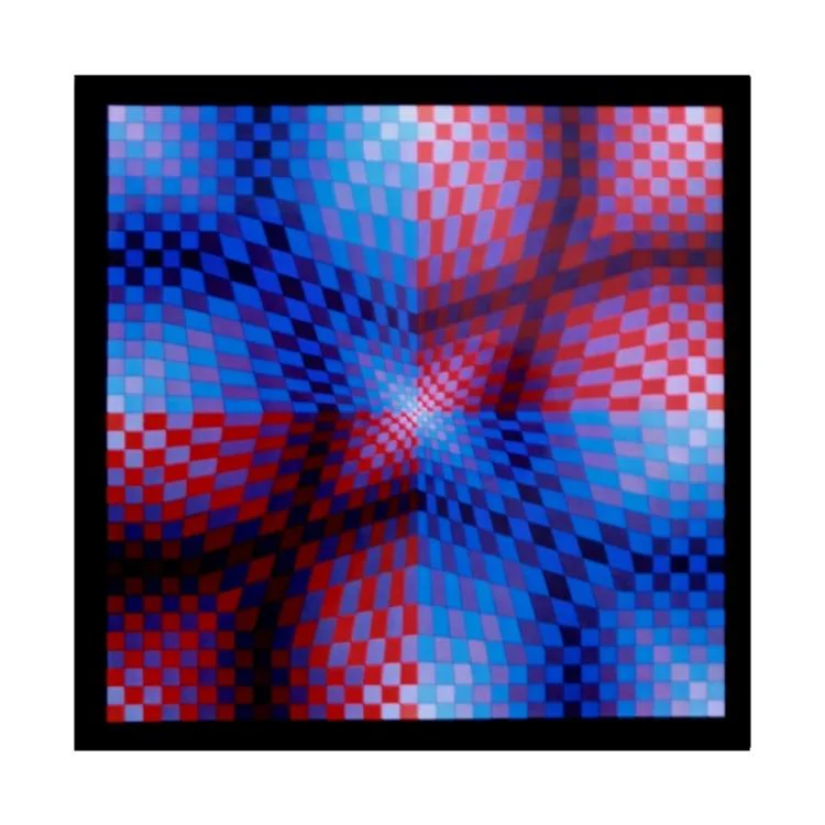 146. Victor Vasarely - Progression 2
