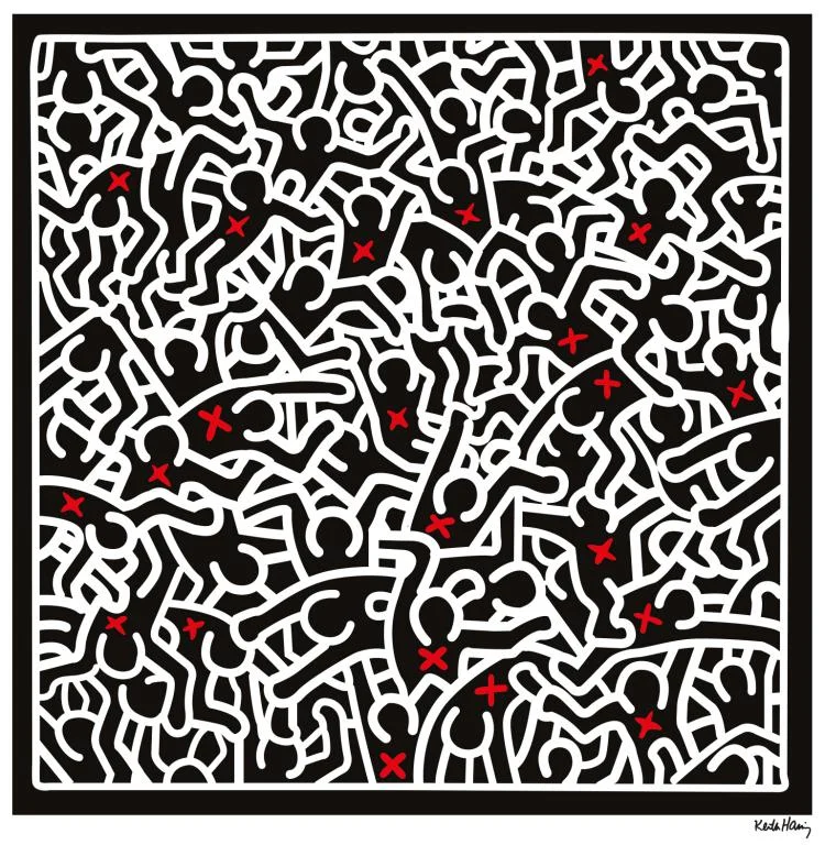 191. Keith Haring - Untitled 19/20