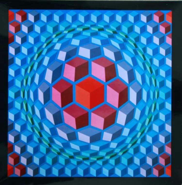 147. Victor Vasarely - Progression 1