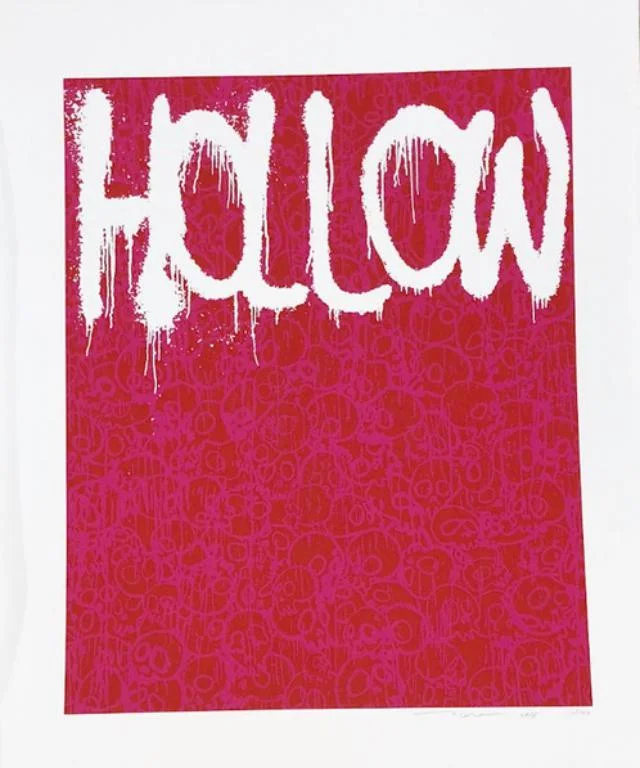 253. Takashi Murakami - Hollow Red silkscreen