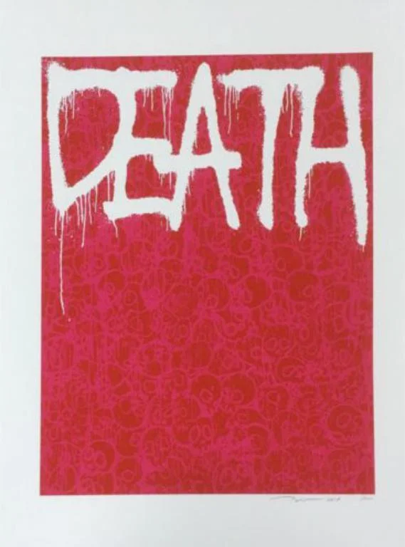 254. Takashi Murakami - Death Red silkscreen