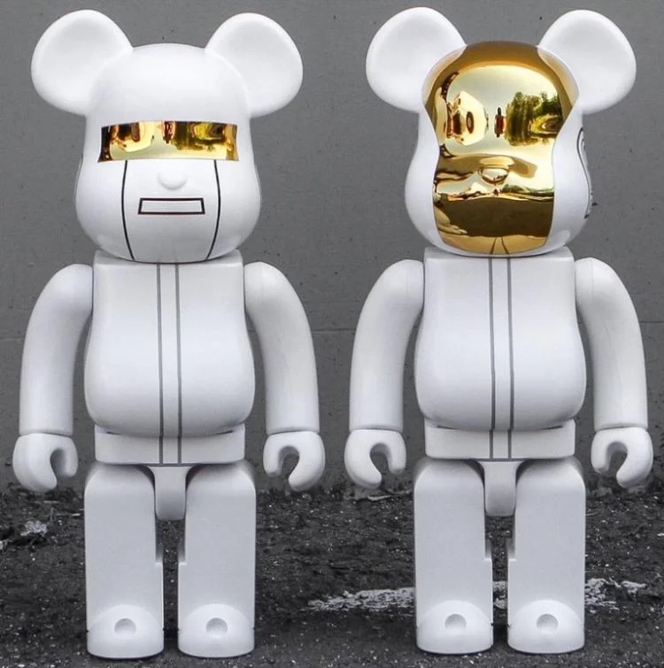 226. Be@rbrick - Set Daft Punk RAM 400% White