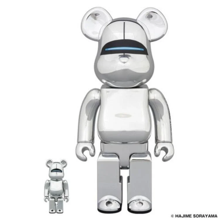 228. Be@rbrick - Sorayama Sexy Robot 400% + 100%