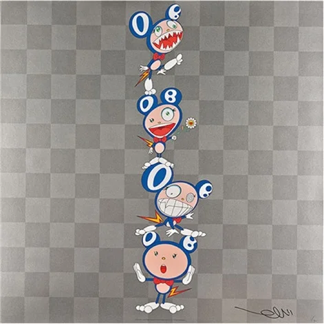 230. Takashi Murakami - DOB Totem Pole