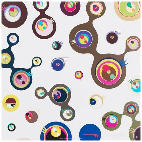 232. Takashi Murakami - Jellyfish Eyes White 3