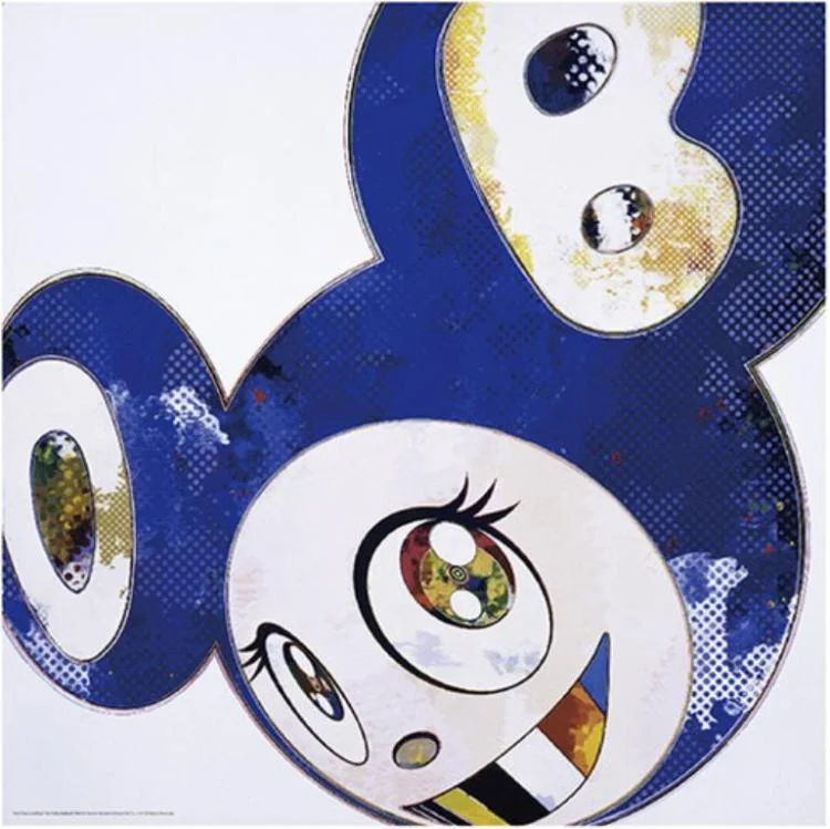 236. Takashi Murakami - And Then x 6 Blue (The Polke Method)