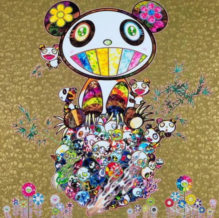 241. Takashi Murakami - Panda Family Gold