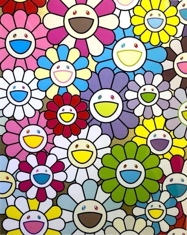 250. Takashi Murakami - A Little Flower Painting: Yellow