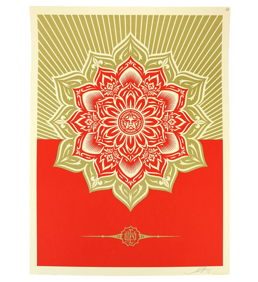 267. Obey - Holiday Mandala