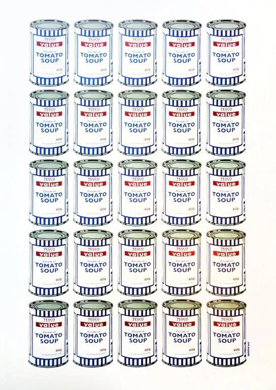 283. Tesco Soup Cans Lithograph - Banksy