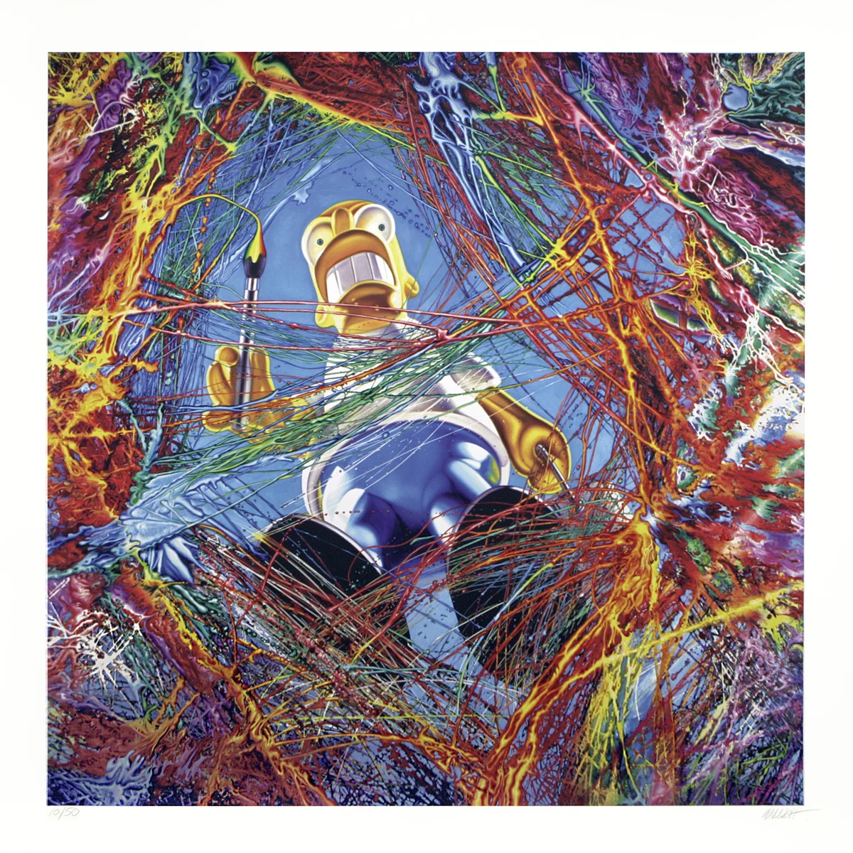 318. Ron English - Homer Simpson's Cartoon-Coloured Creationism