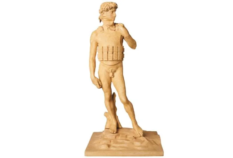 293. Banksy - "SUICIDE MAN"Original Full Color 