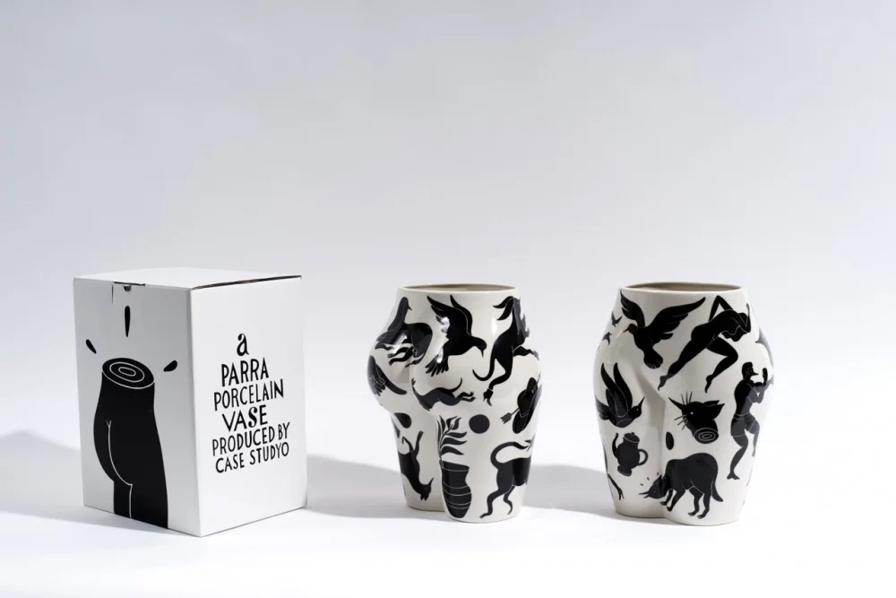 332. Parra - 'Mural' Vaso Di Culo