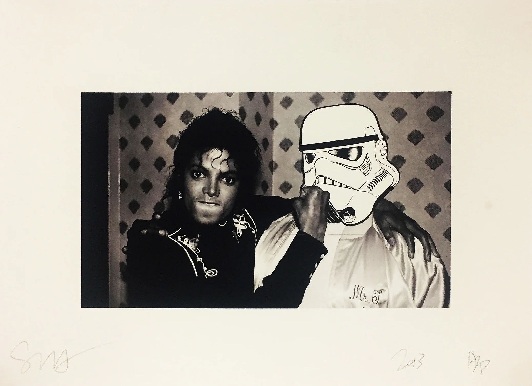 337. Street Artist SIA - Untitled ('Michael Jackson Stormtrooper')