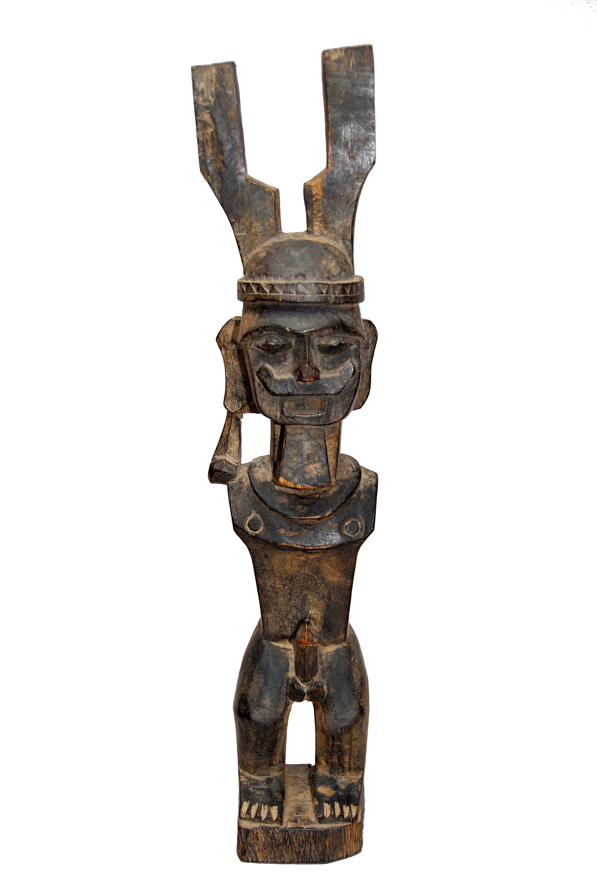 17. Nias ancestor statuette Adu zatu / Statuette d’ancêtre Nias Adu zatua