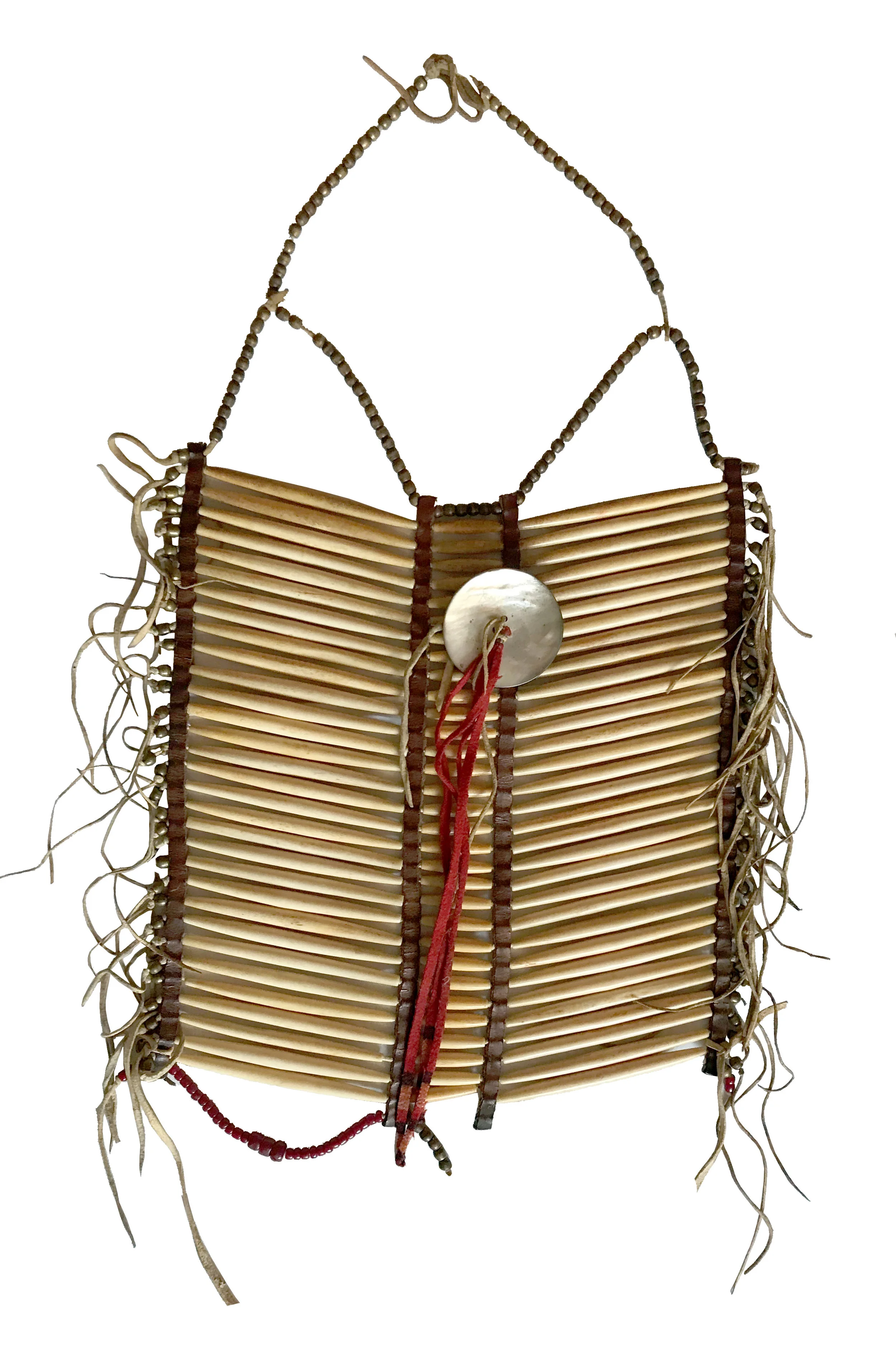 128. Sioux ceremonial breastplate / Plastron d'apparat Sioux