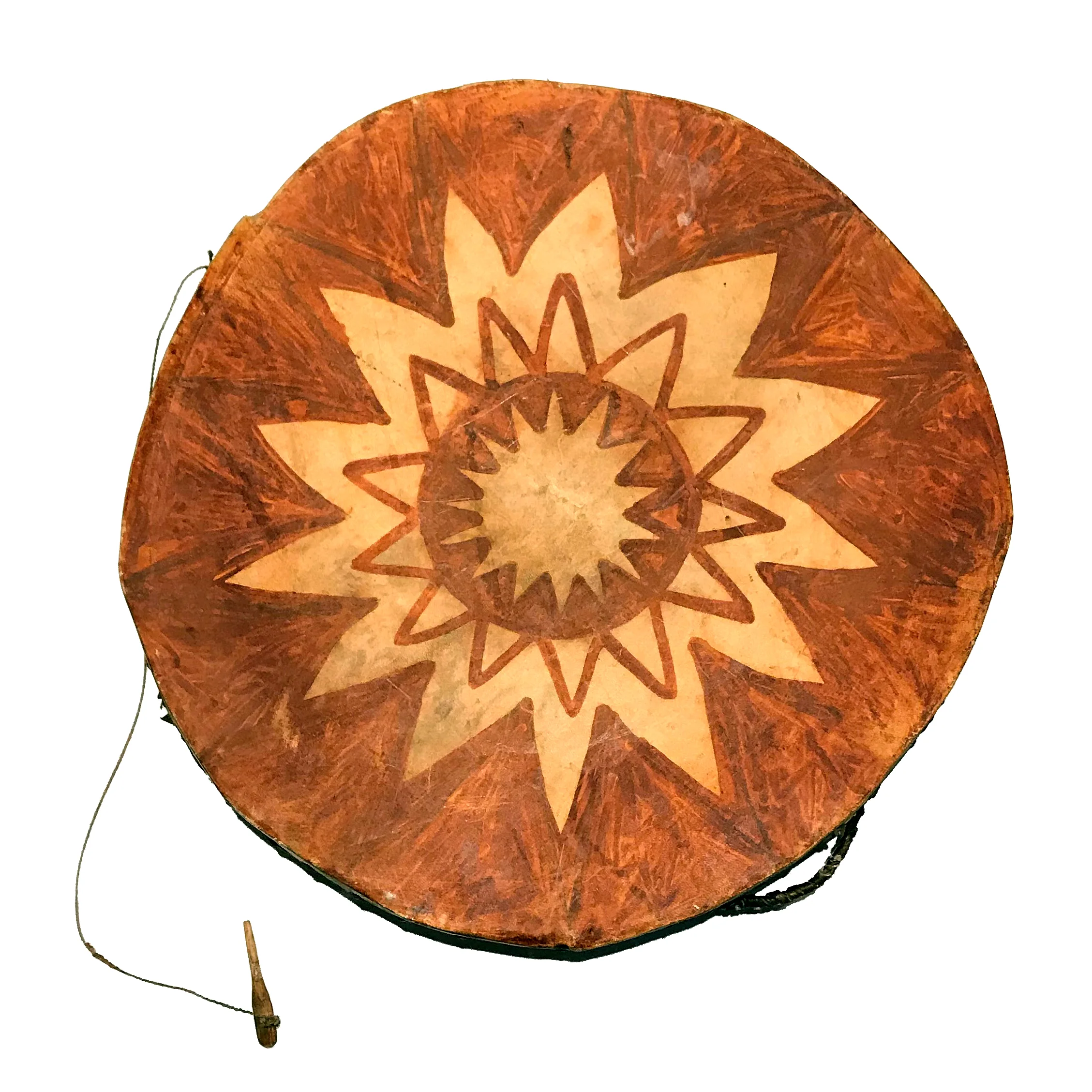 130. Sioux ceremonial dance drum / Tambour de danse Sioux