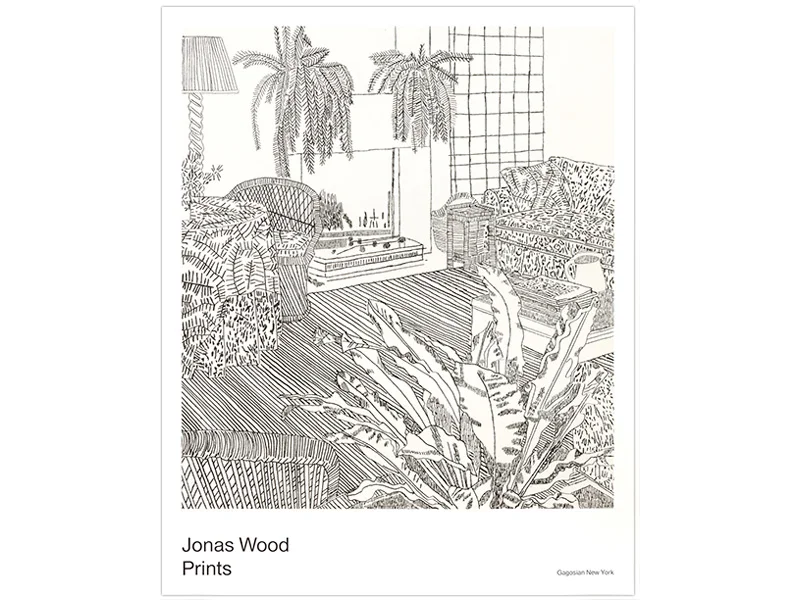113. Jonas Wood Print Gagosian Poster Signed - Jonas Wood