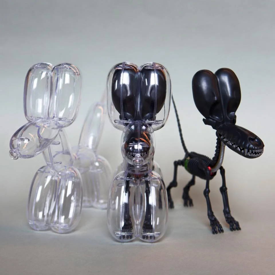 190. Balloon Dog Black - Jason Freeny