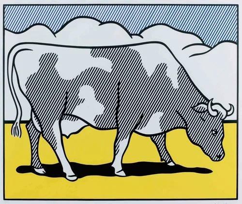 4. Cows Going Abstract - Roy Lichtenstein