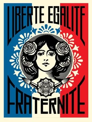 75. Liberte, Egalite, Fraternite - Obey Giant (Shepard Fairey)
