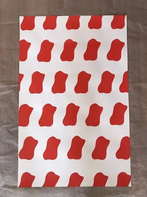 33. Untitled (Rouge) - Claude Viallat