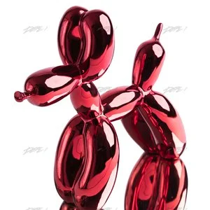 37. Balloon Dog (Red) - Jeff Koons