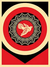 98. Dove Red - Obey Giant (Shepard Fairey)