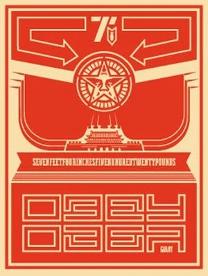 99. Chinese Banner - Obey Giant (Shepard Fairey)