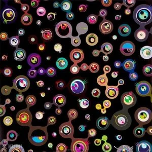 122. Jellyfish Eyes - Black 5 - Takashi Murakami