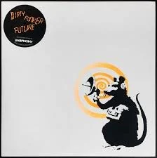 135. Dirty Funker Radar Rat Orange/White - Banksy