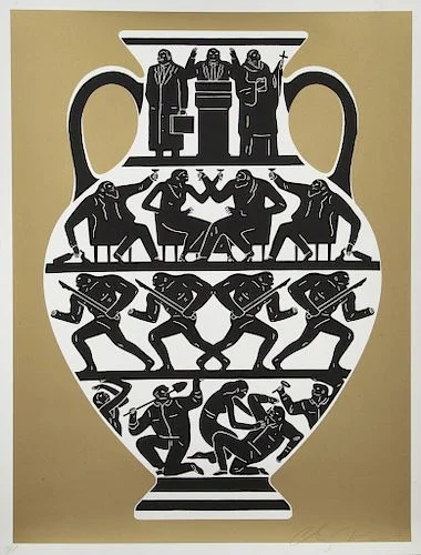 158. Trump White/Gold - Cleon Peterson