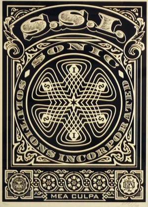 187. SSI Black White Print - Obey Giant (Shepard Fairey)  